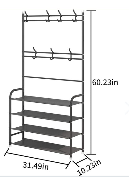 Zapatero de 4 niveles